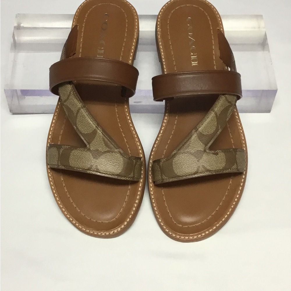 Coach Harlan Leather Sandals - Picture 2 of 5